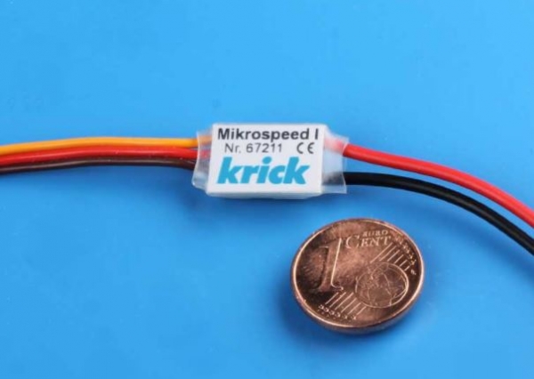 67211 Fahrtregler MICROSPEED-1 v/r 6V/1A