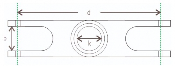 7242/40 Alu-2Blatt-Mittelstück 62/0°