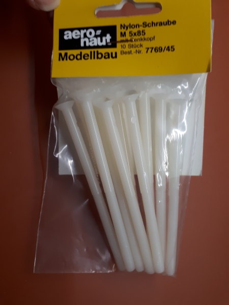 7769345 M5x85 Senkschraube Nylon 10 Stück