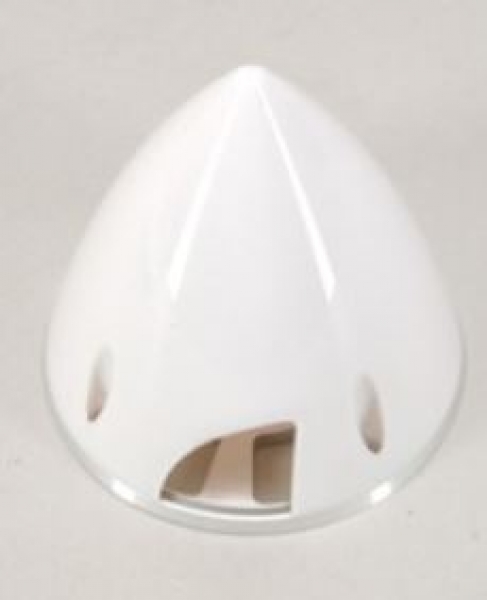 E-IRVSPIN75W Spinner 75mm K/ALU-Rückplatte weiß