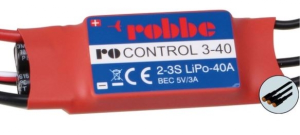 8713 BL-Regler RoControl 3-40 2-3S BEC3A