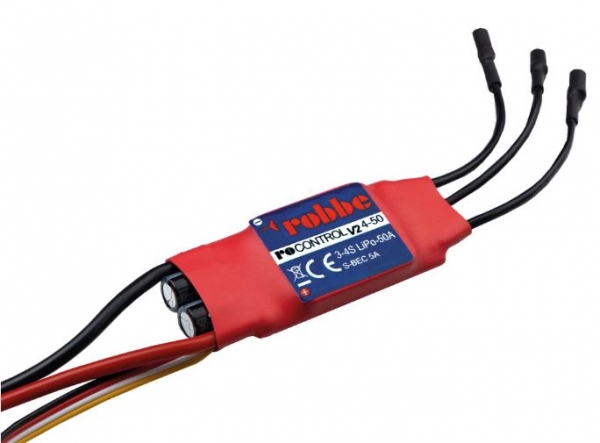 8738 BEC-Regler RO-CONTROL 4-50 V2 3-4S -50(70)A 5V/5A SWITCH