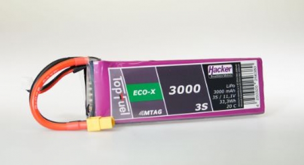 93000331 Lipo 11,1/3000 ECO-Xmtag XT60/XH
