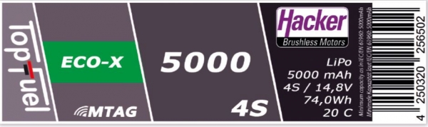 95000431 Lipo 14,8/5000 ECO-Xmtag XT90AB/XH