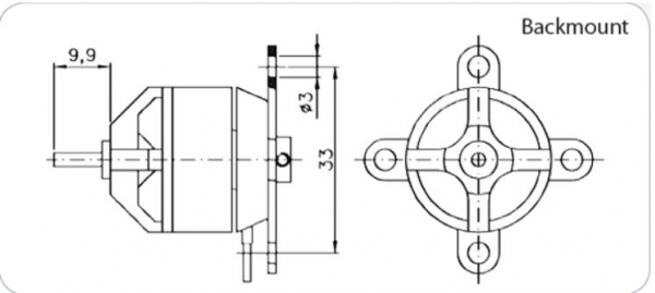 97800003 BL-Motor Hacker A20-26 M EVO -150W
