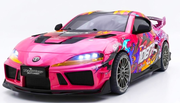 10041 1:43 4WD Drift/Race Car SUPRA RTR - 1087X pink