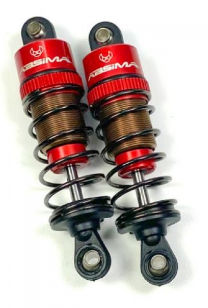 2330044 Stoßdämpfer 1:10/95mm ALU/rot 2 Stück