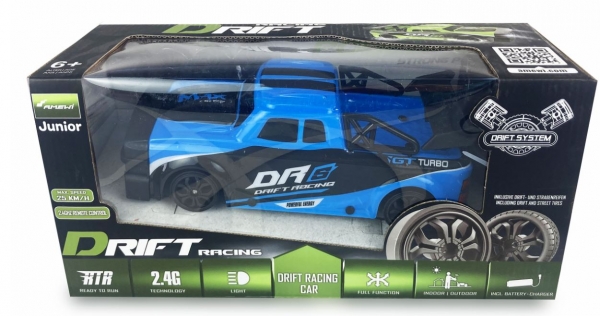 21102 Drift RACING-CAR DRS/4WD 1:18 blau