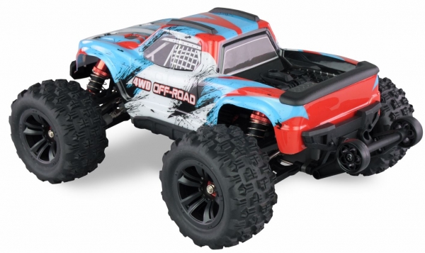 22627 HYPER GO MONSTERTRUCK BRUSHLESS 4WD 1:16 RTR BLAU/WEISS
