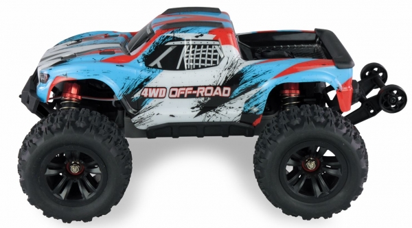 22627 HYPER GO MONSTERTRUCK BRUSHLESS 4WD 1:16 RTR BLAU/WEISS