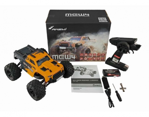 22653 MEW4 MONSTERTRUCK BRUSHLESS 4WD 1:16 RTR