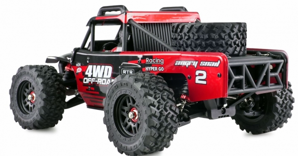 22658 HYPER GO DESERT BUGGY BRUSHLESS 4WD 1:14 RTR SCHWARZ/ROT