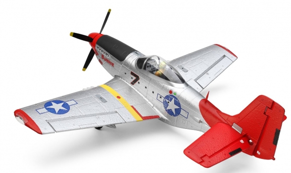 24127 AMXFLIGHT P51 56cm SBUS RTF silber