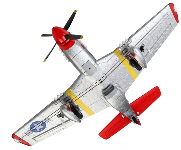 24127 AMXFLIGHT P51 56cm SBUS RTF silber