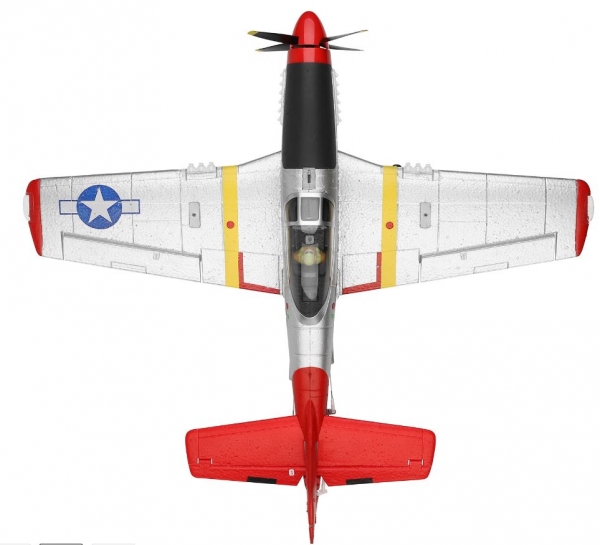 24127 AMXFLIGHT P51 56cm SBUS RTF silber