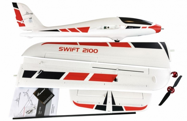 24135 AMXPLANES SWIFT 2100 MOTORSEGLER EPO PNP
