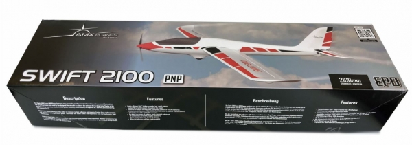 24135 AMXPLANES SWIFT 2100 MOTORSEGLER EPO PNP