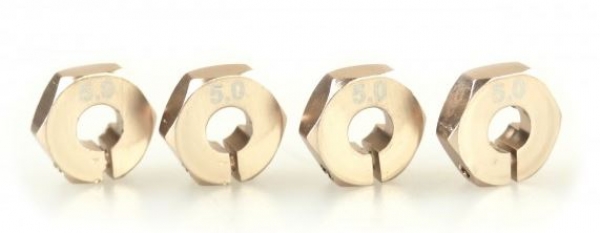 28219 Radmitnehmer 12mm ALU/gold 4 Stück