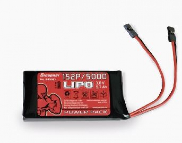 BT8083 S-Akku HoTT 1S2P/5000 3,8V TX
