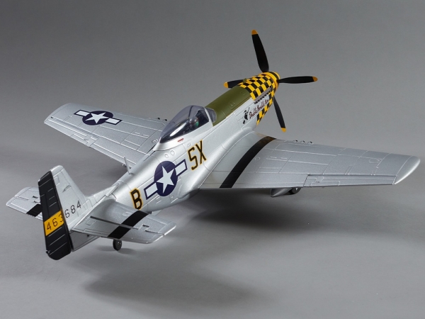 DB003PG DERBEE P51D-Mustang 75cm PNP gelb Warbird