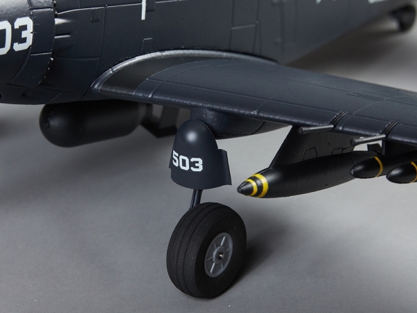 DB005PB DERBEE A1-Skyraider 80cm PNP blau Warbird