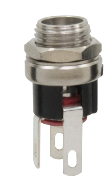 DCB21 Einbaubuchse 2,1mm zu Klinkenst.
