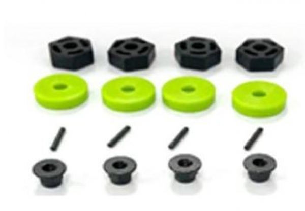 7487 Radmitnehmer 12mm, Pins, Unterlegscheiben, Muttern