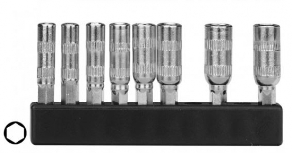 mbs66 Mini-Bit-Set Steckschlüssel 8-teilig