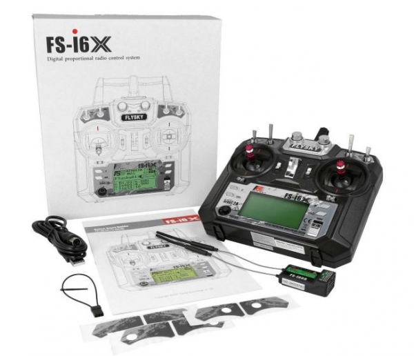 FS046 FlySky FS-i6X Senderset 6(-10K)LCD!