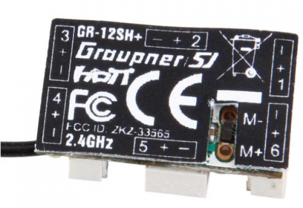 33565 Empfänger HoTT GR-12SH+ 6Kplus 1,5g