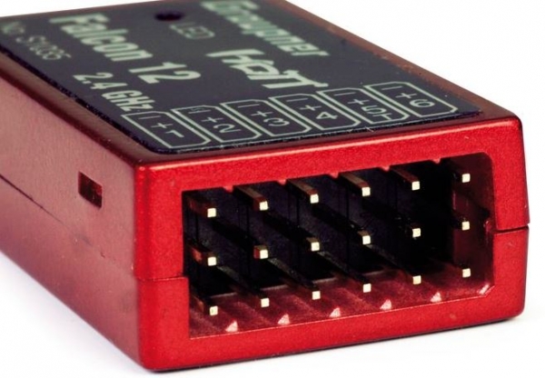 S1035 Empfänger HoTT FALCON-12 6KGyro rot