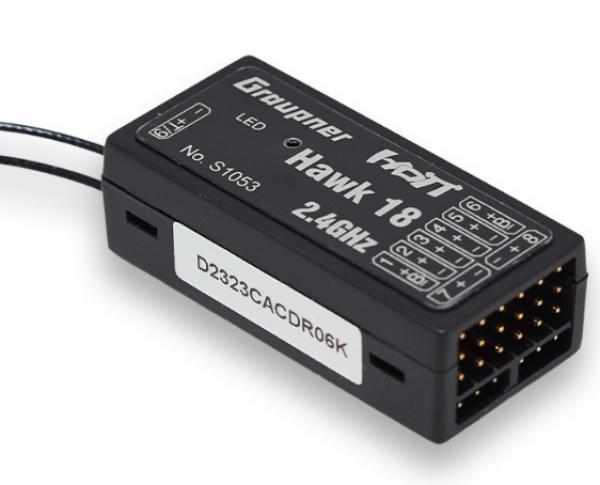 S1053 Empfänger Graupner Hawk-18 HoTT - 2.4 GHz Empfänger