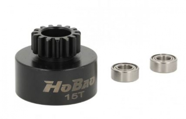 H84054 Hobao Kupplungsglocke 15Z & 2 Kugellager 10mm