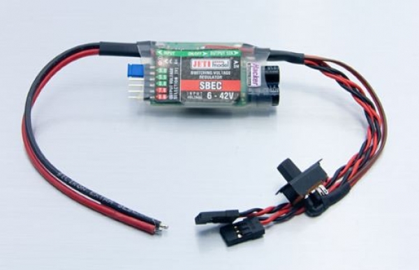 22985471 Jeti S-BEC 2-6S 6-42V / -12A BEC 5-8V