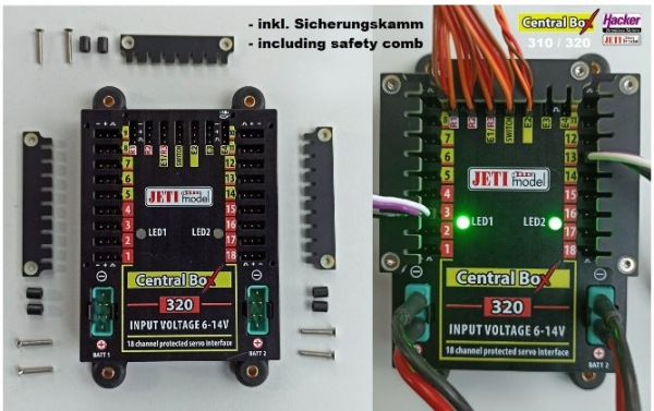 80001702 JETI Duplex 2,4EX CENTRAL-BOX 320
