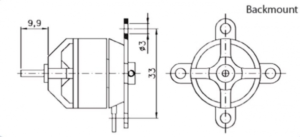 97800007 BL-Motor Hacker A20-22 L EVO 2-3S -200W