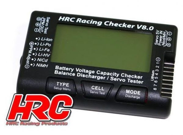 HRC9372C Lipo-Checker 1-8S HRC Balance/Servot