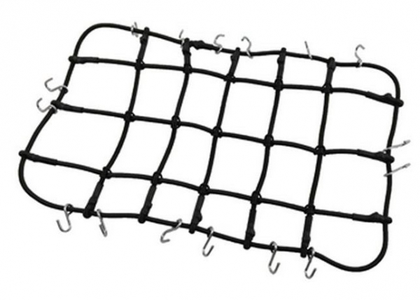 HSPY025 GEPÄCKNETZ 200X130MM SCHWARZ H-SPEED DEKO 1/10