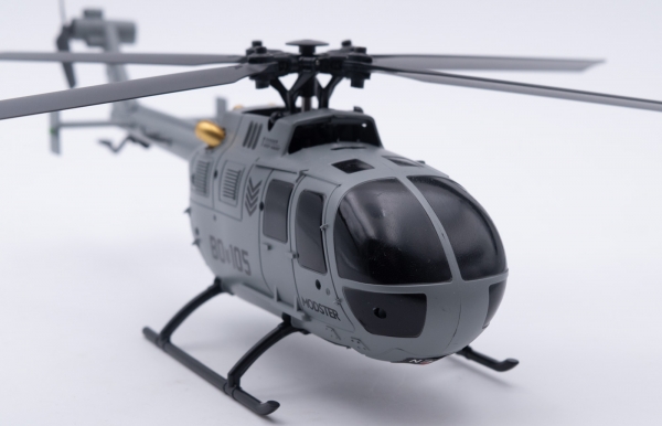 11385 BO-105 Flybarless Hubschrauber RTF grau