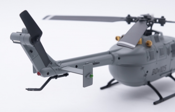 11385 BO-105 Flybarless Hubschrauber RTF grau