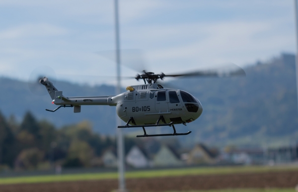 11385 BO-105 Flybarless Hubschrauber RTF grau