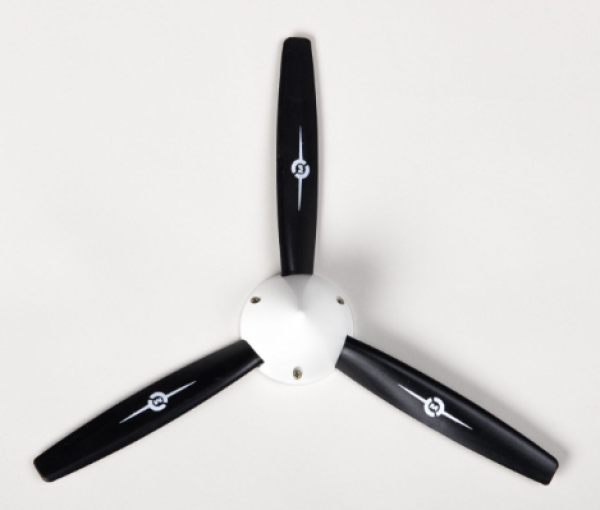 726121 Spinner 51mm/3-Blatt ALU-Rückplatte weiß