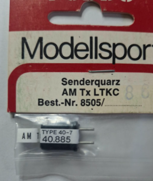 F101086 Sender-Quarz AM 40 MHz Kanal 86