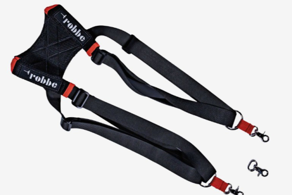 90340078 Senderumhängeriemen ROBBE schwarz ( Kreuzgurt )