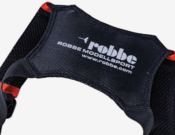 90340078 Senderumhängeriemen ROBBE schwarz ( Kreuzgurt )
