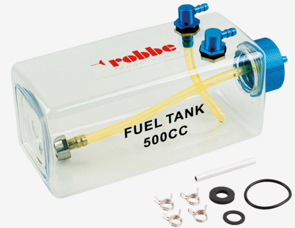 91200002 Kunstflugtank 500ml Benzin/Alu montiert