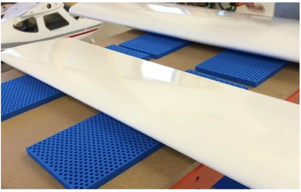 A19000 Schaumstoff-Lochplatte 12mm Blau 2 Stück