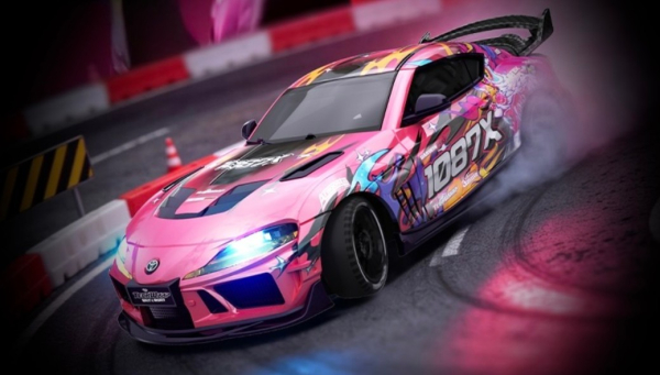 10041 1:43 4WD Drift/Race Car SUPRA RTR - 1087X pink