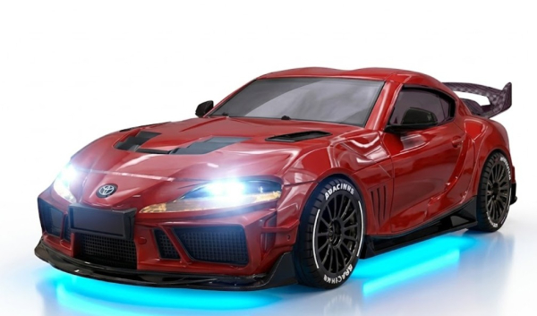 10042 1:43 4WD Drift/Race Car SUPRA RTR - rot