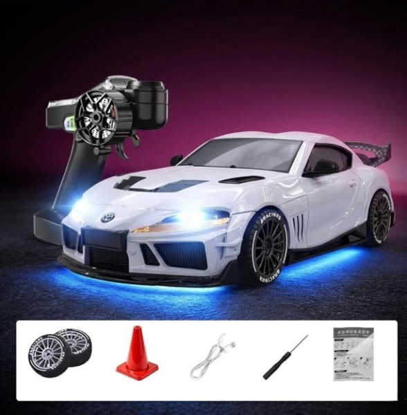 10043 1:43 4WD Drift/Race Car SUPRA RTR - weiß